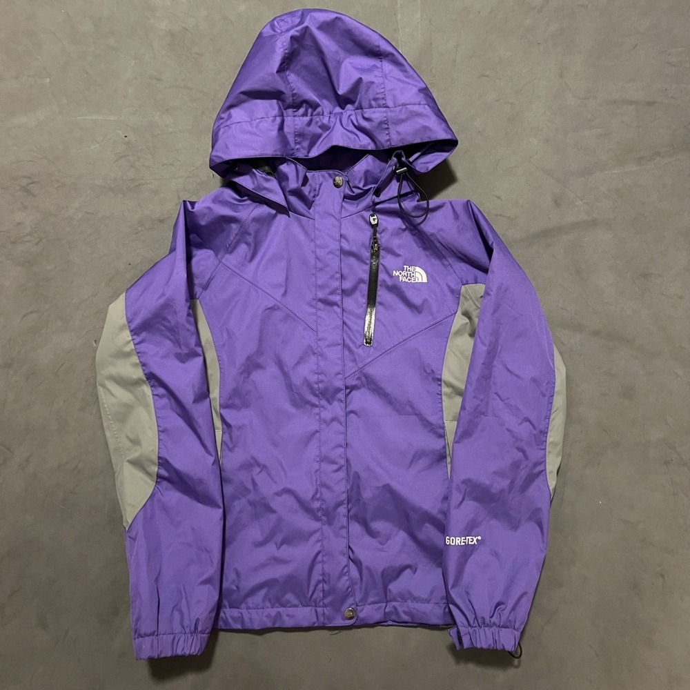 The North Face Jacket Womens Large Purple Gore-Tex XCR Summit Series Raincoat